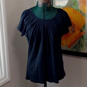 Chaus Organic black tee, size medium, NWT